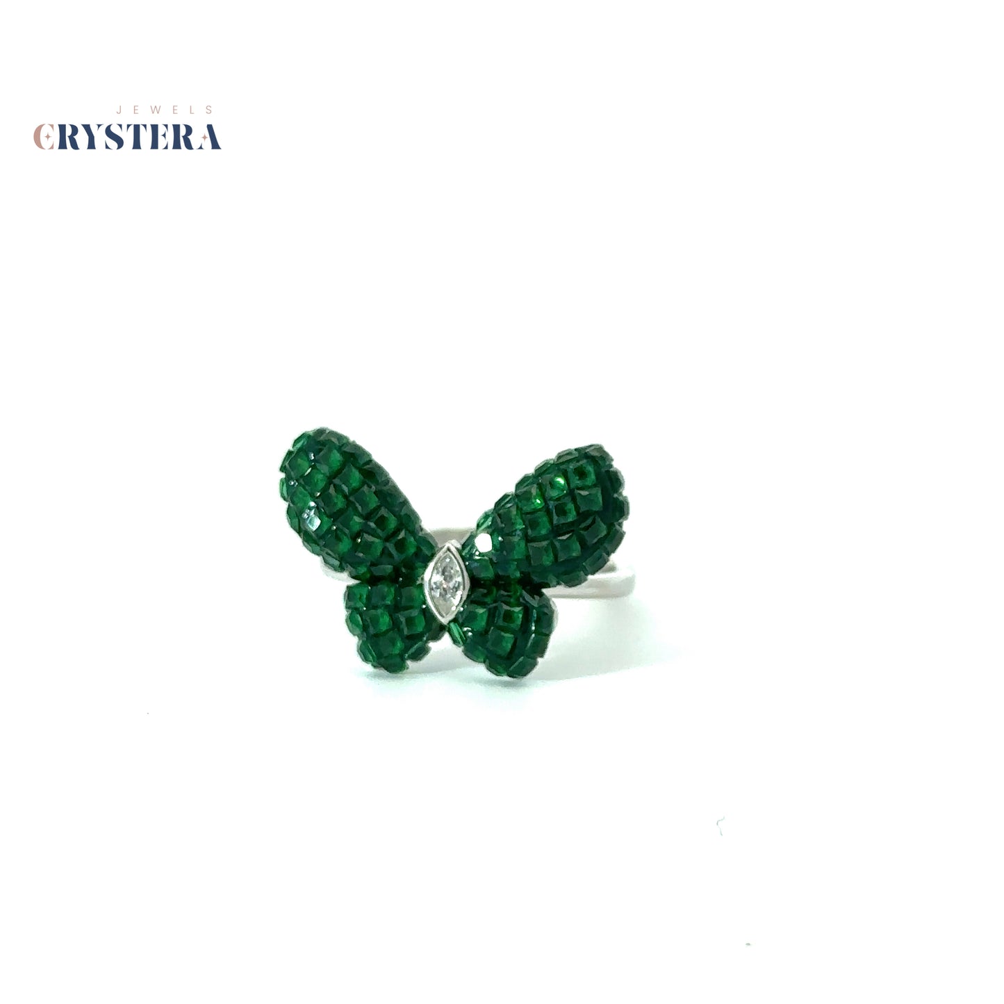 Sparkle Butterfly Ring