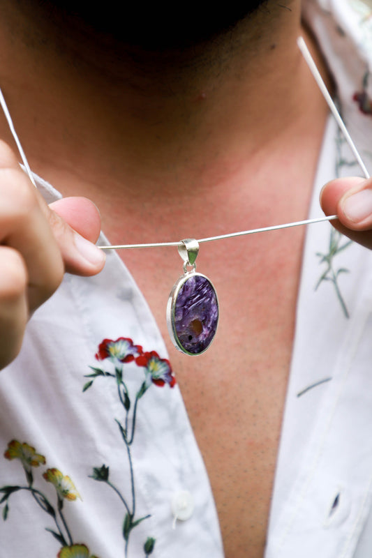 Amethyst pendant (large)