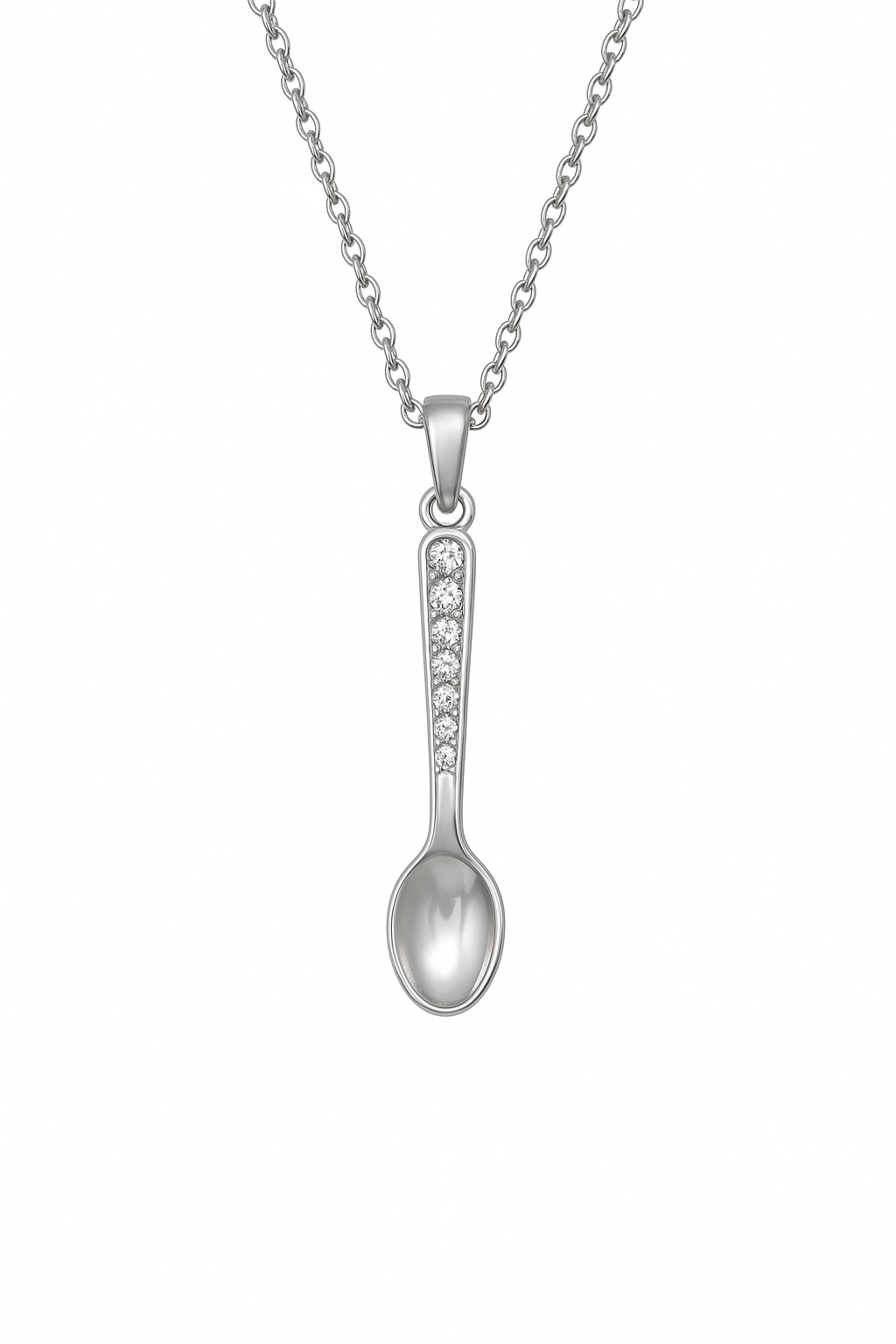 Silver Spoon necklace