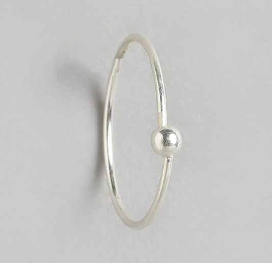 Minimalist Sterling Pure Silver Nose Ring