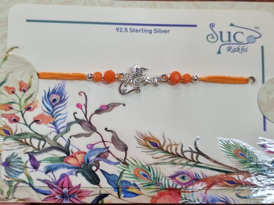 Sterling Silver Shri Krishan Rakhi