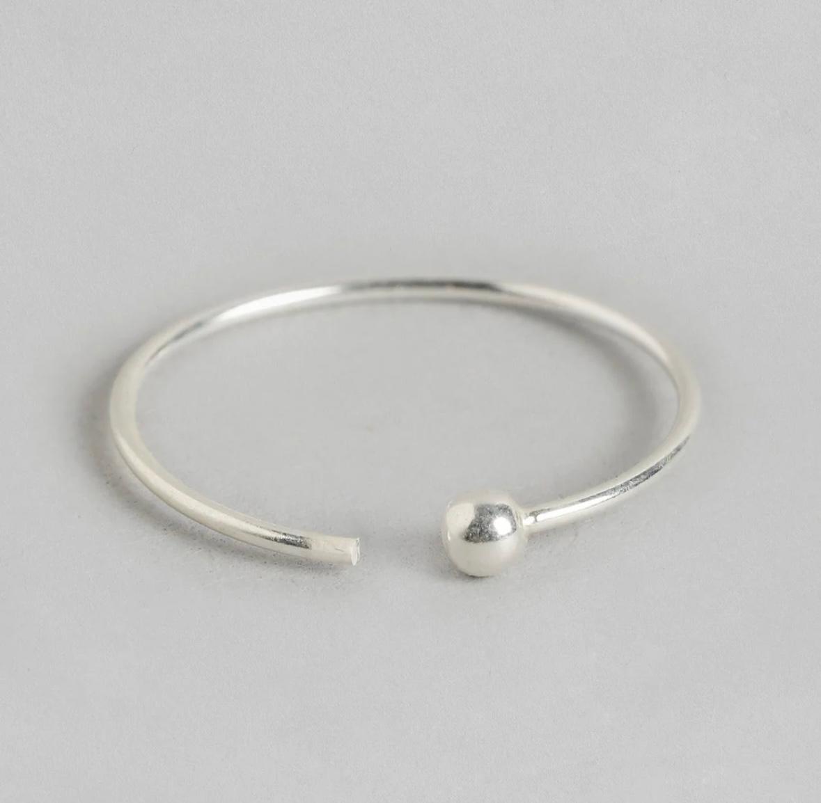 Minimalist Sterling Pure Silver Nose Ring